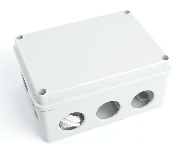 Разветвительная коробка STEKKER 150*110*70мм, 10 вводов, IP55, светло-серая, EBX10-310-55 (GE41242) 39999