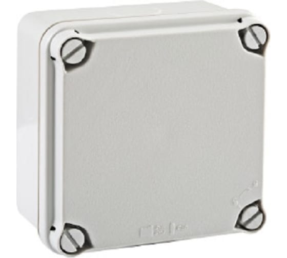 Распределительная коробка IDE наружного монтажа 113x113x68 мм, IP65-67, без сальников, гладкие стенки EL111 1