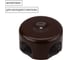 Распаячная фарфоровая коробка TDM D7,8x4,5см ЭКО бук SQ2802-0013 2