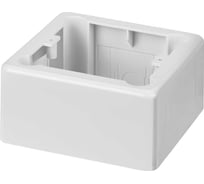 Коробка распределительная TDM ELECTRIC 85х85х42 мм, 1-местная, подъемная, белая, IP20 SQ1401-0232