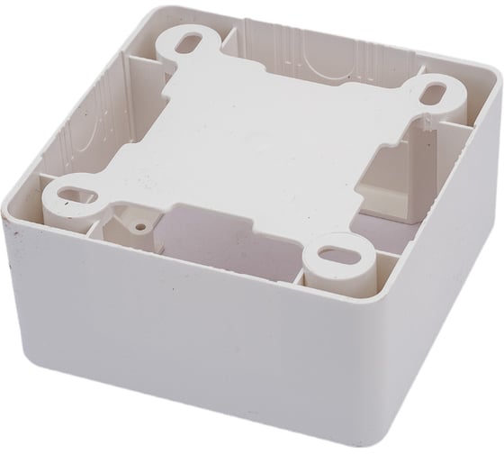 Коробка распределительная TDM ELECTRIC 85х85х42 мм, 1-местная, подъемная, белая, IP20 SQ1401-0232