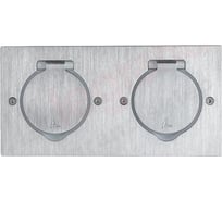 Блок встраиваемый Legrand  Ip44 Нерж. 2х2м 089702