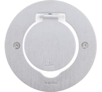 Блок встраиваемый Legrand  Ip44 Круг. Нерж. 2м 089701