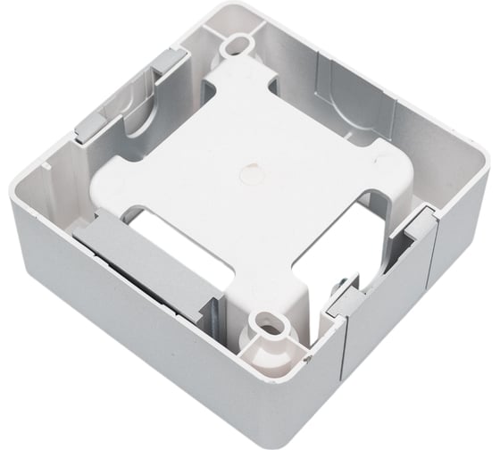 Подъемная коробка Systeme Electric Blanca с/у с возможностью соедин. нескольких коробок, алюминий BLNPK000013