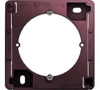 Коробка для наружного монтажа Systeme Electric Glossa, баклажановый GSL001100
