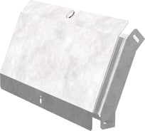 Вертикальный внешний угол 45 градусов с крышкой Промрукав стандарт 400x50 1шт PR16.0574