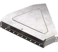 Горизонтальный угол 45 градусов с крышкой Промрукав стандарт 500x80 1шт PR16.0617