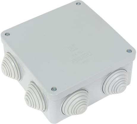 Распределительная коробка Bylectrica IP55, 125x125x58 мм, 8 вводов, КМ-345