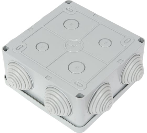 Распределительная коробка Bylectrica IP55, 125x125x58 мм, 8 вводов, КМ-345