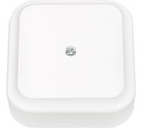 Монтажная коробка Bylectrica для разводки проводов, с клеммными колодками, 65x65x25 мм, белый, КМ-271