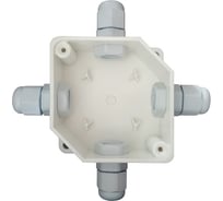 Распределительная коробка Магнито-контакт КР60x60x30 пластик (с 4-мя кабельными вводами ПКВ12x1.5) 00-00007109