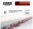 Гофра для кабеля TDM ELECTRIC 32мм ПНД с зондом 50 метров легкая красная SQ0413-0034 3