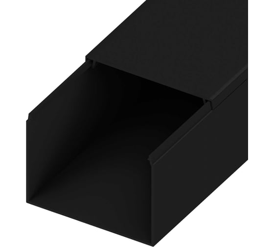 Кабель-канал AGIS ПВХ 80x60 мм Черный 60.03.80.60.200 1