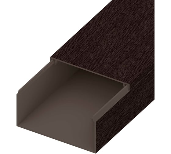Кабель-канал AGIS ПВХ 80x40 мм Венге 3 D 60.05.80.40.200