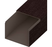 Кабель-канал AGIS ПВХ 80x60 мм Венге 3 D 60.05.80.60.200