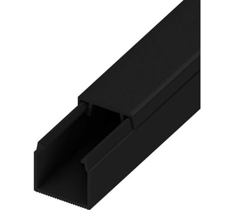 Кабель-канал AGIS ПВХ 12x12 мм Черный 60.03.12.12.200