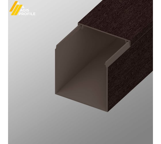 Кабель-канал AGIS ПВХ 60x60 мм Венге 3 D 60.05.60.60.200