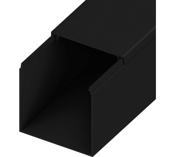 Кабель-канал AGIS ПВХ 60x60 мм Черный 60.03.60.60.200 1