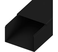 Кабель-канал AGIS ПВХ 100x60 мм Черный 60.03.100.60.200