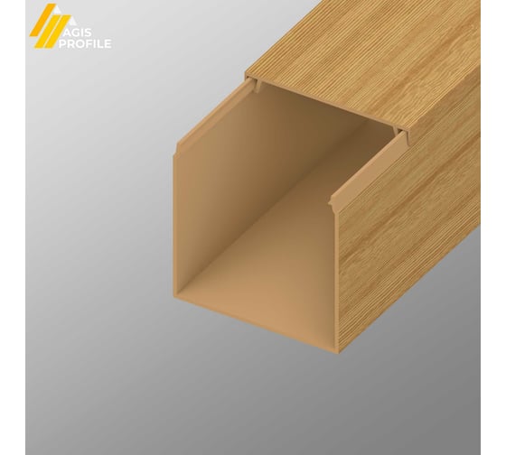 Кабель-канал AGIS ПВХ 60x60 мм Сосна 3 D 60.04.60.60.200