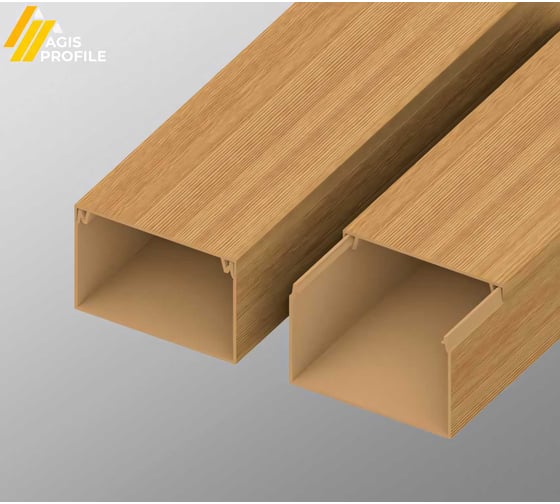 Кабель-канал AGIS ПВХ 60x40 мм Сосна 3 D 60.04.60.40.200