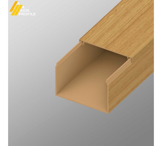Кабель-канал AGIS ПВХ 60x40 мм Сосна 3 D 60.04.60.40.200