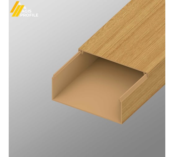 Кабель-канал AGIS ПВХ 100x40 мм Сосна 3 D 60.04.100.40.200