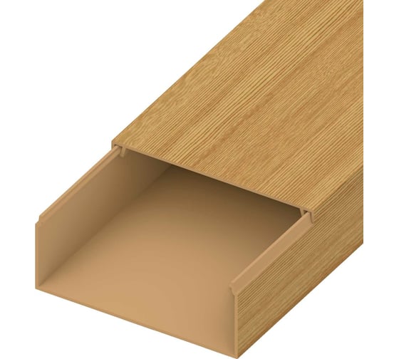 Кабель-канал AGIS ПВХ 100x40 мм Сосна 3 D 60.04.100.40.200