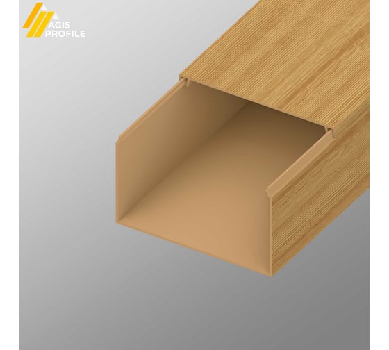 Кабель-канал AGIS ПВХ 100x60 мм Сосна 3 D 60.04.100.60.200