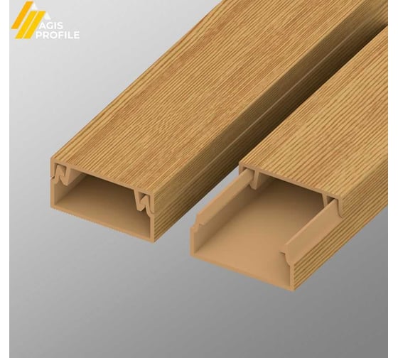 Кабель-канал AGIS ПВХ 20x10 мм Сосна 3 D 60.04.20.10.200