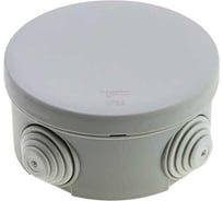 Распределительная коробка КРЕП-КОМП для наружной проводки, круглая, 70х45, 120 штук крпк7045