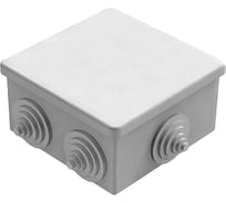 Распределительная коробка КРЕП-КОМП для наружной проводки, 80х80х40, 90 штук крпп808040