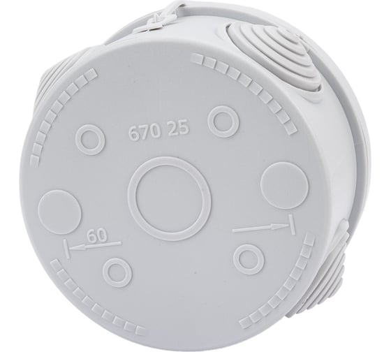 Распаечная коробка Рувинил для открытой проводки Тусо 80x50 IP54 67025