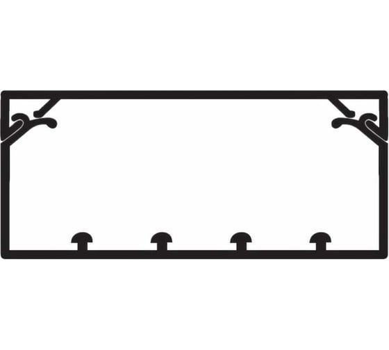 Кабель-канал DKC TA-GN 150x60 дл.2м 01788DIY