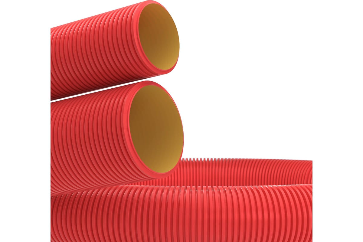 Труба ПНД DKC, с протяжкой двустенная 50мм 100м 121950 в Санкт ...