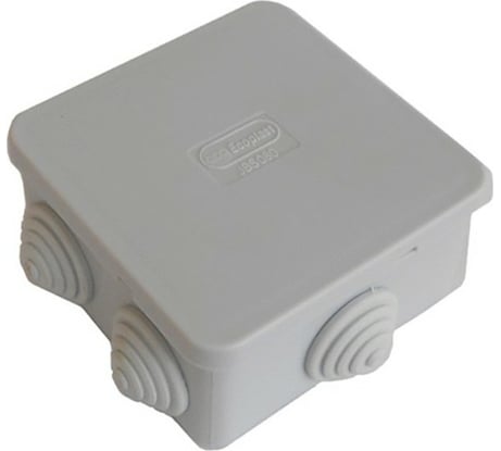 Распределительная коробка Экопласт JBS080 о/п, для монтажного пистолета 85x85x50 6 вых, IP44 44066-1