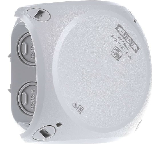 Распределительная коробка HENSEL 104х104х70 KF 0404 G