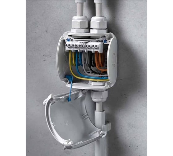 Распределительная коробка HENSEL 104x104x70 DK 0404 G