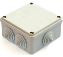 Распаячная коробка с крышкой ОП 100х100х55мм, IP54, 8вх TDM SQ1401-0113-i