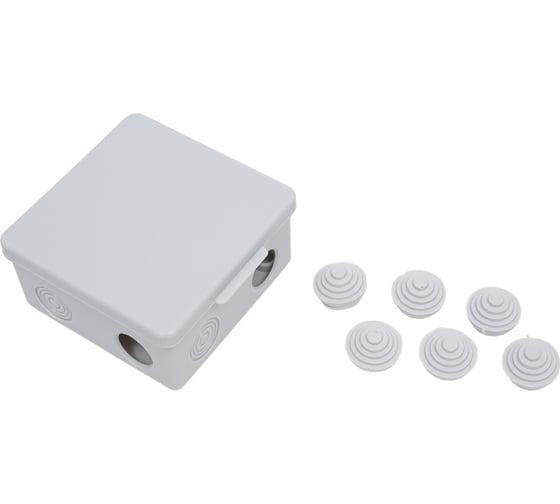 Коробка распределительная TDM ELECTRIC 100х100х55мм, крышка, IP54, 8 входов SQ1401-0513