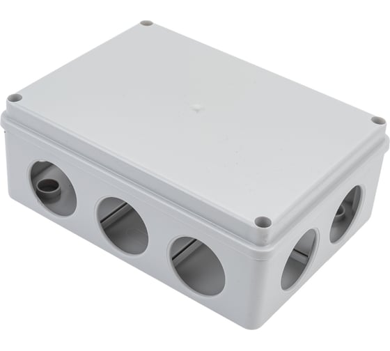 Коробка распределительная TDM ELECTRIC 190х140х70мм, крышка, IP55, 10 гермовводов SQ1401-1244