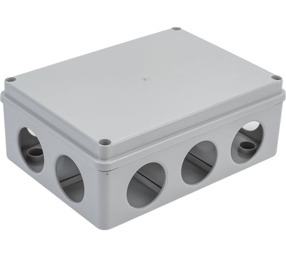 Коробка распределительная TDM ELECTRIC 190х140х70мм, крышка, IP55, 10 гермовводов SQ1401-1244