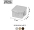 Коробка распределительная TDM ELECTRIC 65х65х50мм, крышка, IP54, 4 входа, упаковка 10 штук SQ1401-0111 3