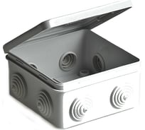 Распаячная коробка с крышкой ОП 80х80х50мм, IP54, 7вх TDM SQ1401-0112-i
