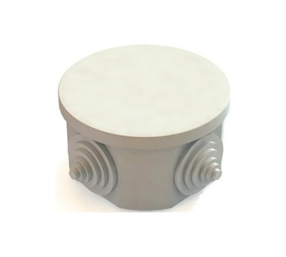 Распаячная коробка с крышкой ОП D65х40мм, IP54, 4вх. TDM SQ1401-0101-i 1