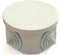 Распаячная коробка с крышкой ОП D85х40мм, IP54, 4вх. TDM SQ1401-0102-i