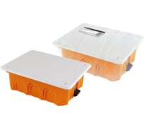 Коробка распределительная TDM ELECTRIC 120х92х45мм, крышка, плоские лапки, IP20 SQ1403-1028