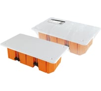 Коробка распределительная TDM ELECTRIC 172х96х45мм, крышка, плоские лапки, IP20 SQ1403-1026