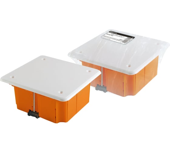 Коробка распределительная TDM ELECTRIC 92х92х45мм, крышка, пл. лапки, IP20 SQ1403-1022