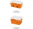 Коробка распределительная TDM ELECTRIC 92х92х45мм, крышка, пл. лапки, IP20 SQ1403-1022 4